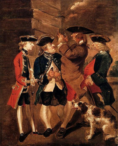 Retrato de Charles Turner, Sir William Lowther, Joseph Leeson e Monsieur Huet