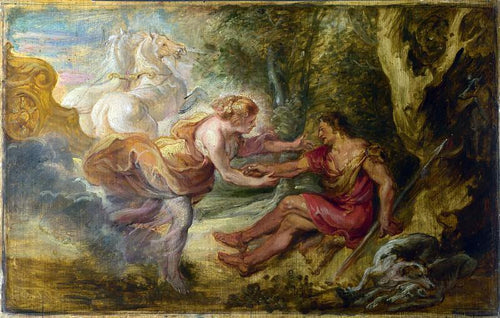 Aurora abduzindo cefalo (Peter Paul Rubens) - Reprodução com Qualidade Museu