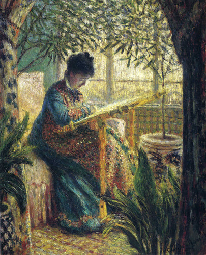 Camille In Business (Claude Monet) - Reprodução com Qualidade Museu