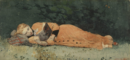 O novo romance (Winslow Homer) - Reprodução com Qualidade Museu