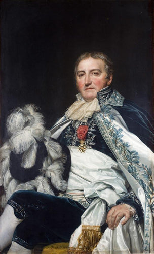 Retrato do conde Antoine Francais De Nantes (Jacques-Louis David) - Reprodução com Qualidade Museu