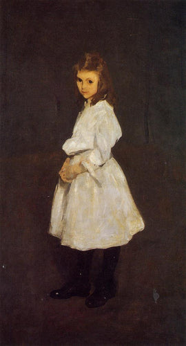 Menina de branco (George Bellows) - Reprodução com Qualidade Museu