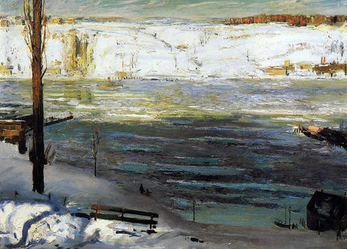 Gelo Flutuante (George Bellows) - Reprodução com Qualidade Museu
