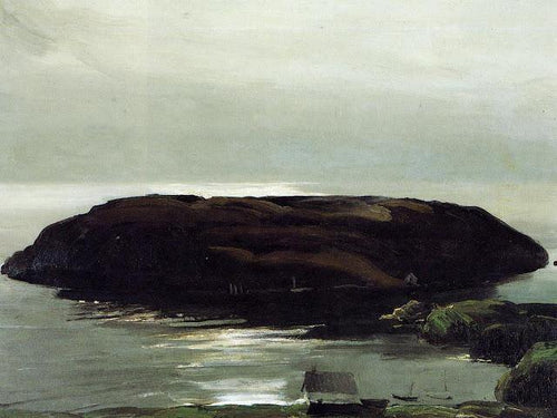 Uma ilha no mar (George Bellows) - Reprodução com Qualidade Museu