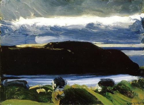 Breaking Sky, Monhegan (George Bellows) - Reprodução com Qualidade Museu
