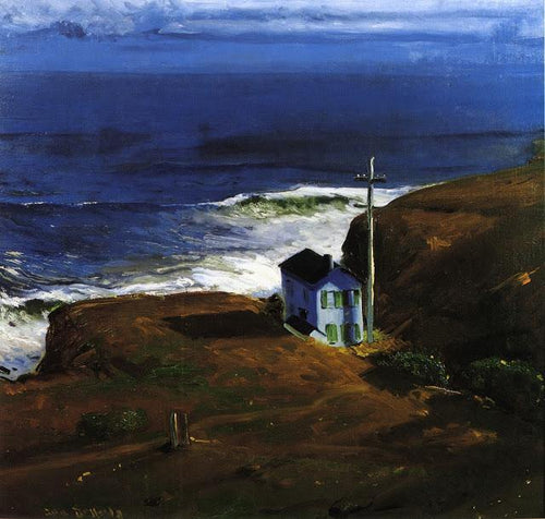 Shore House (George Bellows) - Reprodução com Qualidade Museu