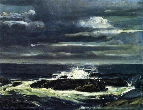 O mar (George Bellows) - Reprodução com Qualidade Museu