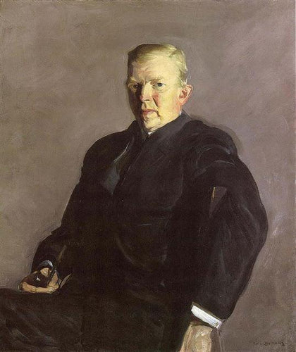 Retrato do Professor Joseph Russell Taylor (George Bellows) - Reprodução com Qualidade Museu