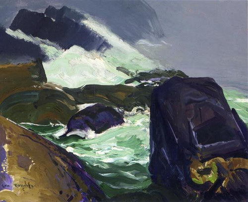 Rock Bound (George Bellows) - Reprodução com Qualidade Museu
