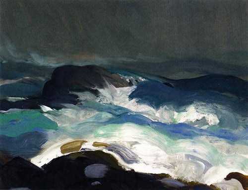 Mar com nevoeiro (George Bellows) - Reprodução com Qualidade Museu