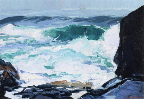 Tide Ledge (George Bellows) - Reprodução com Qualidade Museu