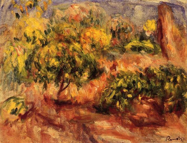 Paisagem Cagnes (Pierre-Auguste Renoir) - Reprodução com Qualidade Museu