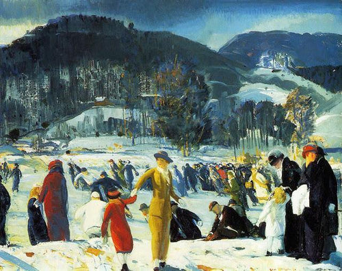 Amor do inverno (George Bellows) - Reprodução com Qualidade Museu
