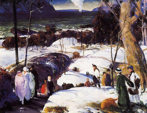 Neve de páscoa (George Bellows) - Reprodução com Qualidade Museu