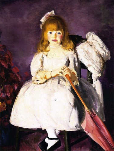 Anne com seu guarda-sol (George Bellows) - Reprodução com Qualidade Museu