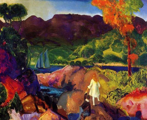 Romance de outono (George Bellows) - Reprodução com Qualidade Museu