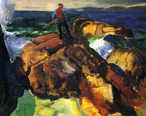 The Fisherman Study (George Bellows) - Reprodução com Qualidade Museu