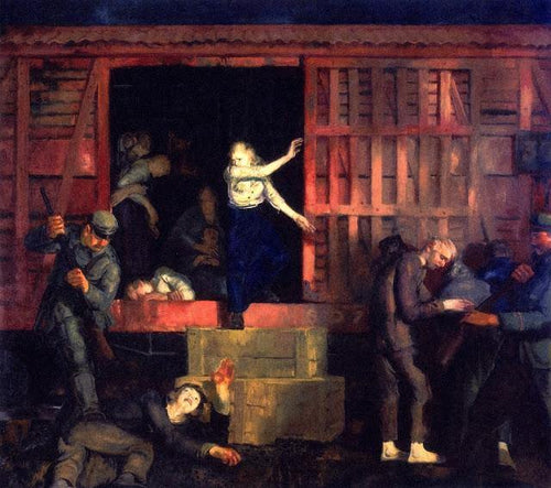 Retorno do inútil (George Bellows) - Reprodução com Qualidade Museu