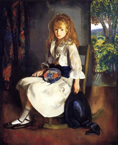 Anne In White (George Bellows) - Reprodução com Qualidade Museu