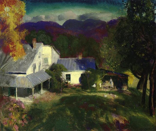 Mountain House (George Bellows) - Reprodução com Qualidade Museu
