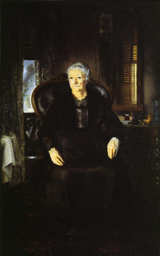 Retrato da minha mãe (George Bellows) - Reprodução com Qualidade Museu