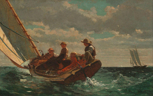 Breezing Up (Winslow Homer) - Reprodução com Qualidade Museu