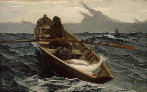 O Aviso de Nevoeiro (Winslow Homer) - Reprodução com Qualidade Museu