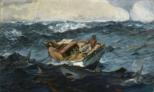 A Corrente do Golfo (Winslow Homer) - Reprodução com Qualidade Museu
