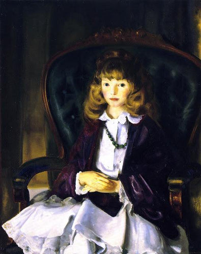 Anne em envoltório roxo (George Bellows) - Reprodução com Qualidade Museu
