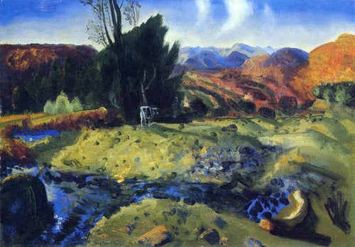 Autumn Brook (George Bellows) - Reprodução com Qualidade Museu