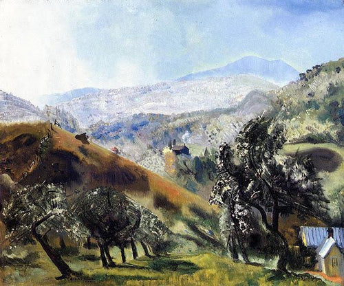 Pomar de montanha (George Bellows) - Reprodução com Qualidade Museu
