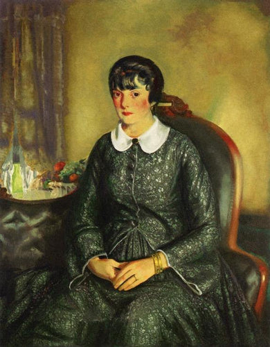 Retrato de Mary McKinnon (George Bellows) - Reprodução com Qualidade Museu