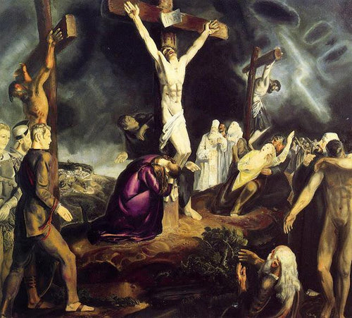 A crucificação (George Bellows) - Reprodução com Qualidade Museu