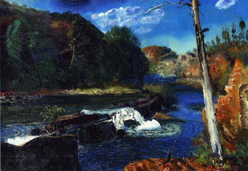 Mill Dam (George Bellows) - Reprodução com Qualidade Museu