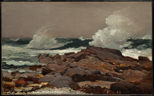 Ponto Leste, pescoço de Prouts (Winslow Homer) - Reprodução com Qualidade Museu