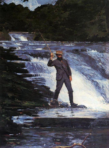 O pescador (Winslow Homer) - Reprodução com Qualidade Museu