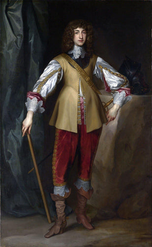 Príncipe Rupert, Conde Palatino (Anthony van Dyck) - Reprodução com Qualidade Museu