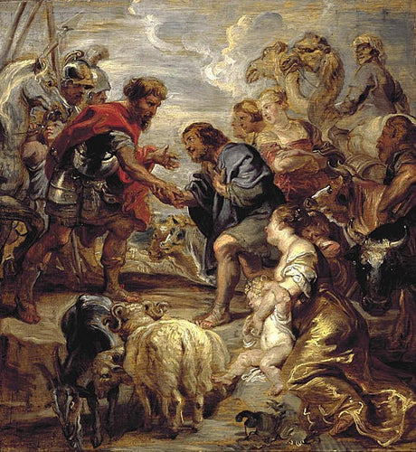 A Reconciliação de Jacó e Esaú (Peter Paul Rubens) - Reprodução com Qualidade Museu