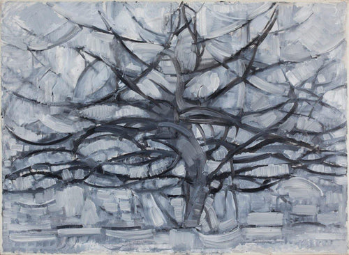 Árvore Cinzenta (Piet Mondrian) - Reprodução com Qualidade Museu