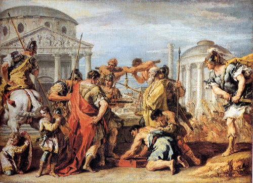 Camilo resgatando Roma de Brennus