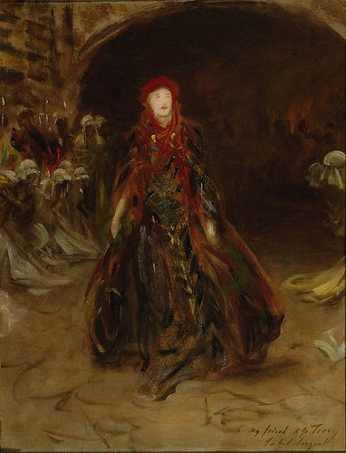 Ellen Terry como Lady Macbeth (John Singer Sargent) - Reprodução com Qualidade Museu