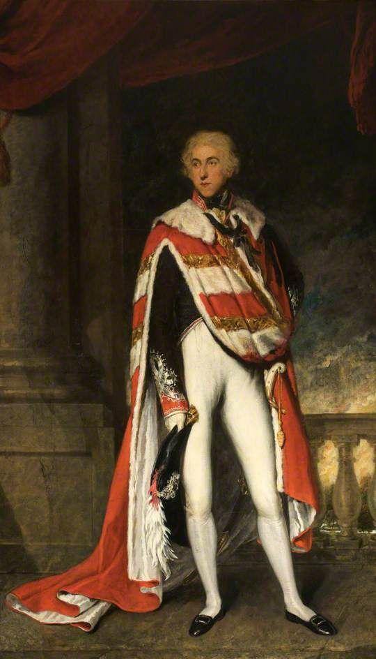 Sir John Fleming Leicester, 1º Lord De Tabley In Peers Robes