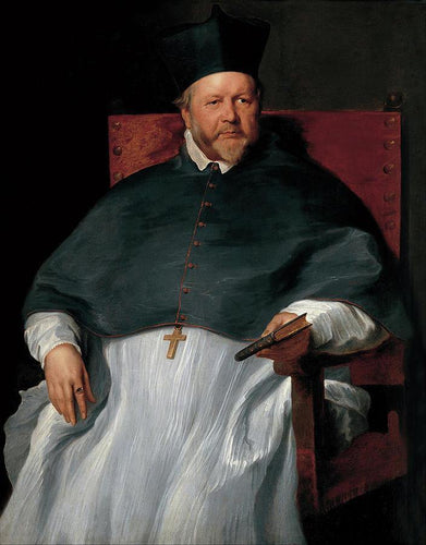 Bispo Jan Van Malderen (Anthony van Dyck) - Reprodução com Qualidade Museu