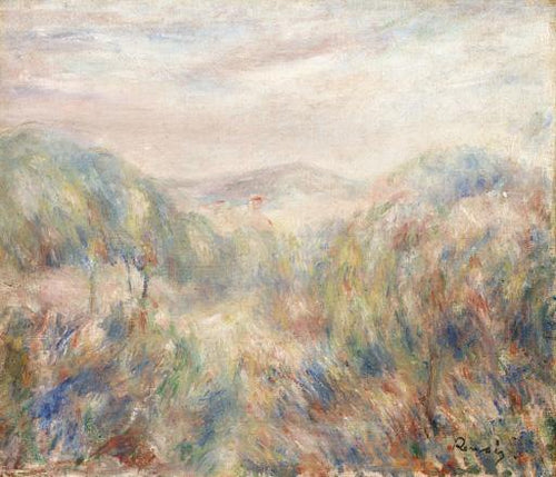 Alpes Marítimos (Pierre-Auguste Renoir) - Reprodução com Qualidade Museu