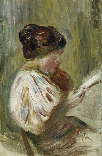 Jovem lendo (Pierre-Auguste Renoir) - Reprodução com Qualidade Museu