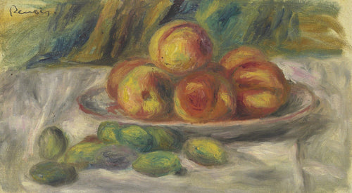 Pêssegos e Amêndoas (Pierre-Auguste Renoir) - Reprodução com Qualidade Museu