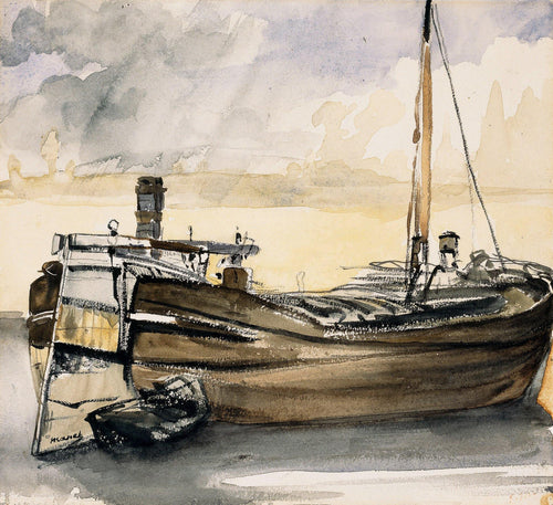 Barcaças (Edouard Manet) - Reprodução com Qualidade Museu