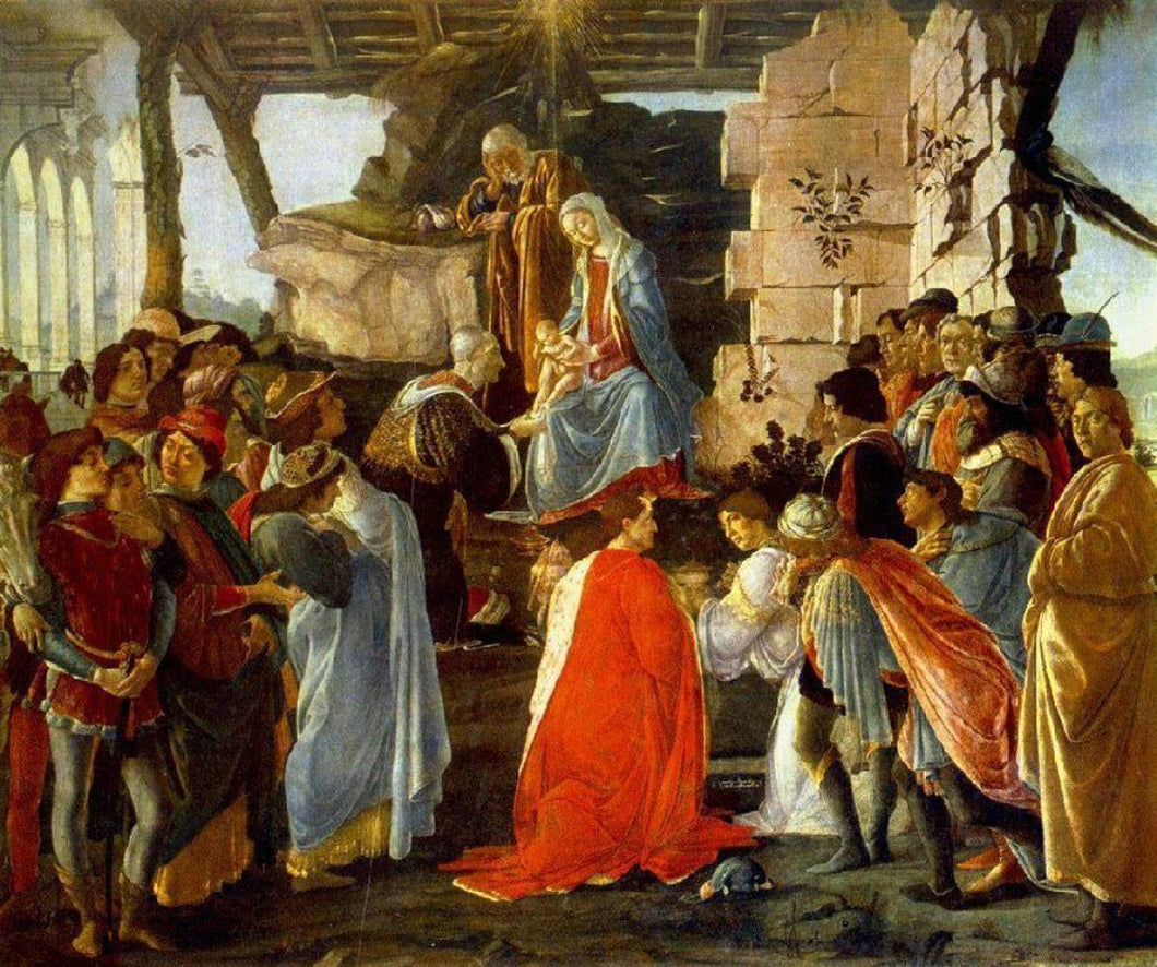 Adoração dos Magos (Sandro Botticelli) - Reprodução com Qualidade Museu