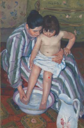 The Childs Bath (Mary Cassatt) - Reprodução com Qualidade Museu