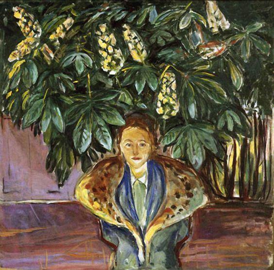 Debaixo da árvore de castanheiro (Edvard Munch) - Reprodução com Qualidade Museu